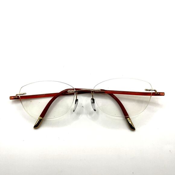 Silhouette Eyeglasses Titan 5479 20 6055 Designer Frames Only Red 17-135 main image 5